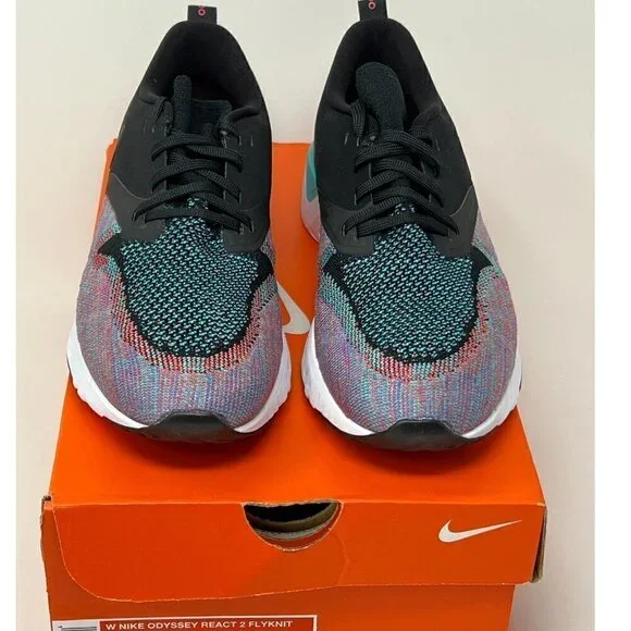 Nike Women's Odyssey React 2 Flyknit Running Shoes Size 10